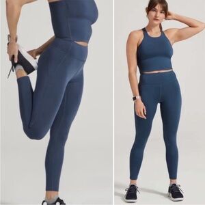 Allbirds Women's Natural Legging Wool Blend Gray Blue Size XS